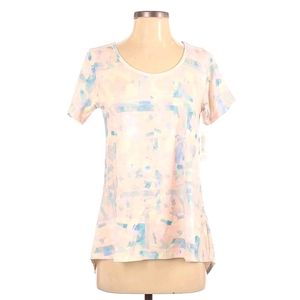 Lularoe Classic Top, Size XS, Pastel Water Colors
